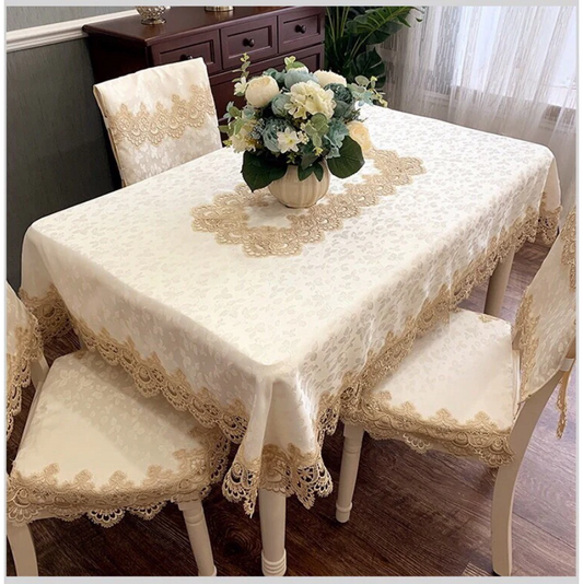 European Style - Lace Embroidery - Tablecloth - Decoration